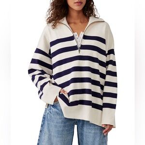 Free People Striped Sweater